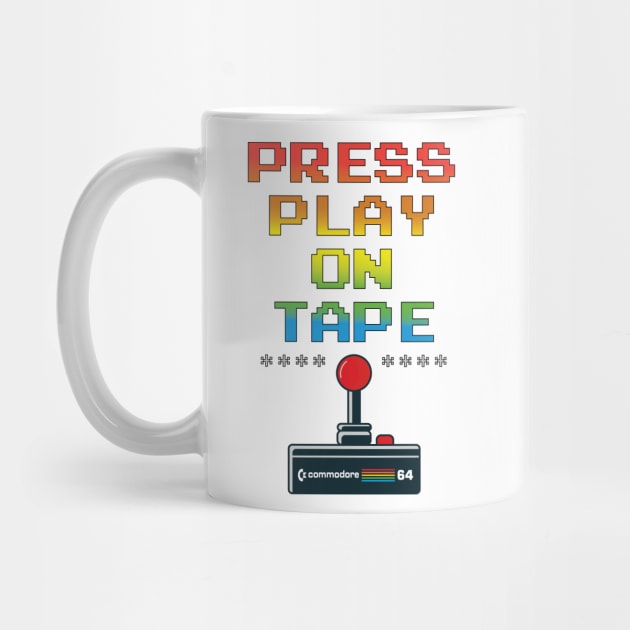 Press Play on Tape, C64 Screen Message by BokeeLee